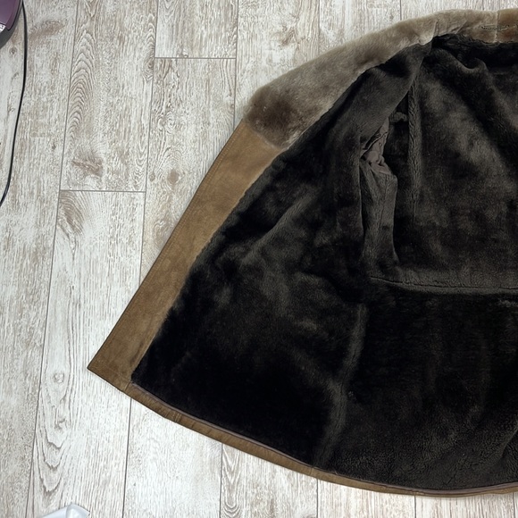 Men Sherling vegan overcoat - Picture 4 of 10